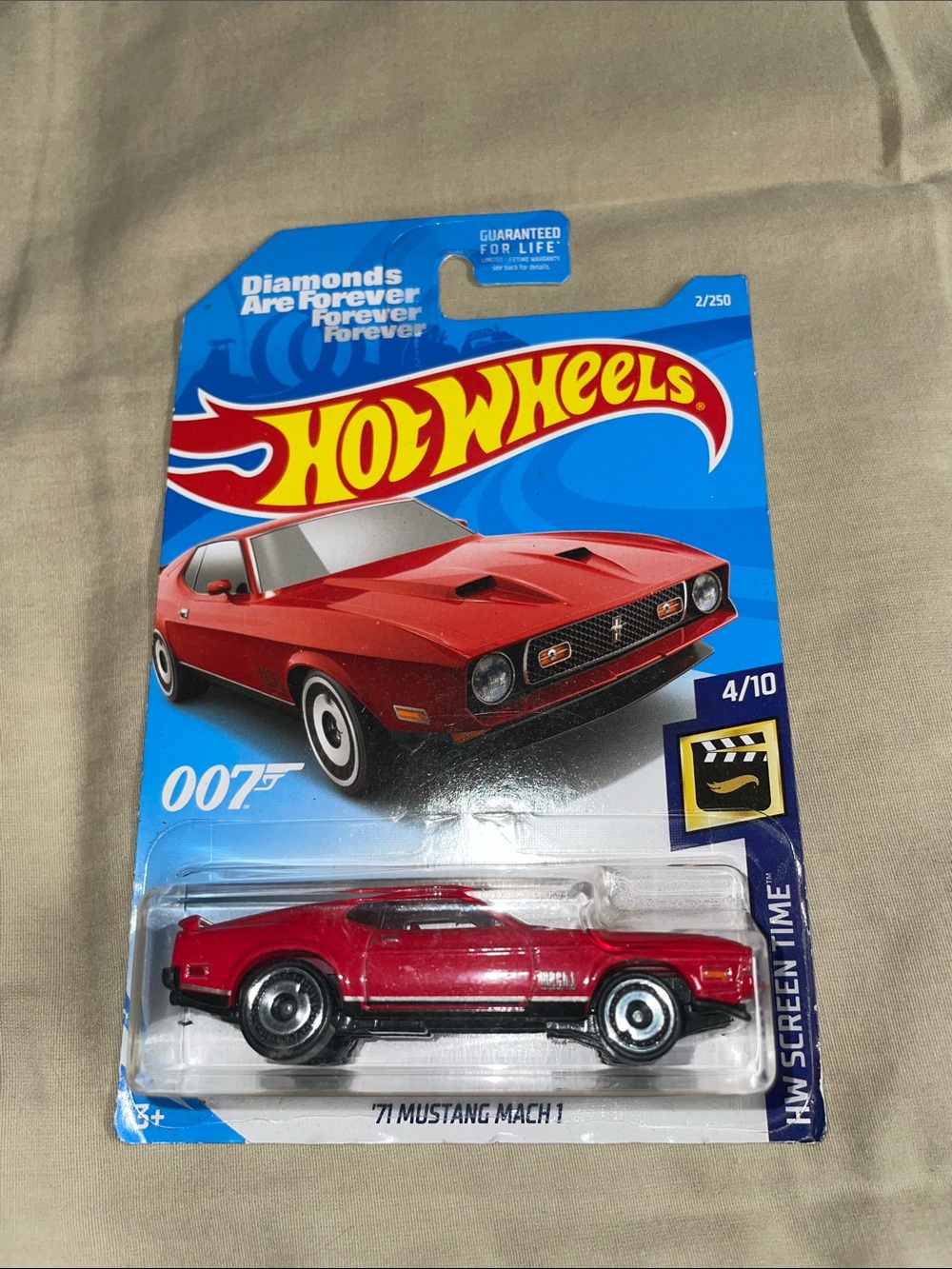 007 James Bond '71 Mustang Mach 1 Die-Cast Car - Red